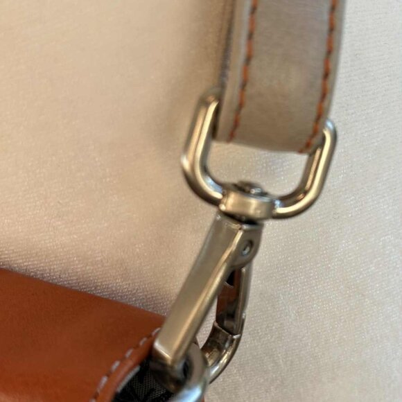 Joanel Orange Leather Flap Crossbody with Stone Trim – US OS - Picture 4 of 11